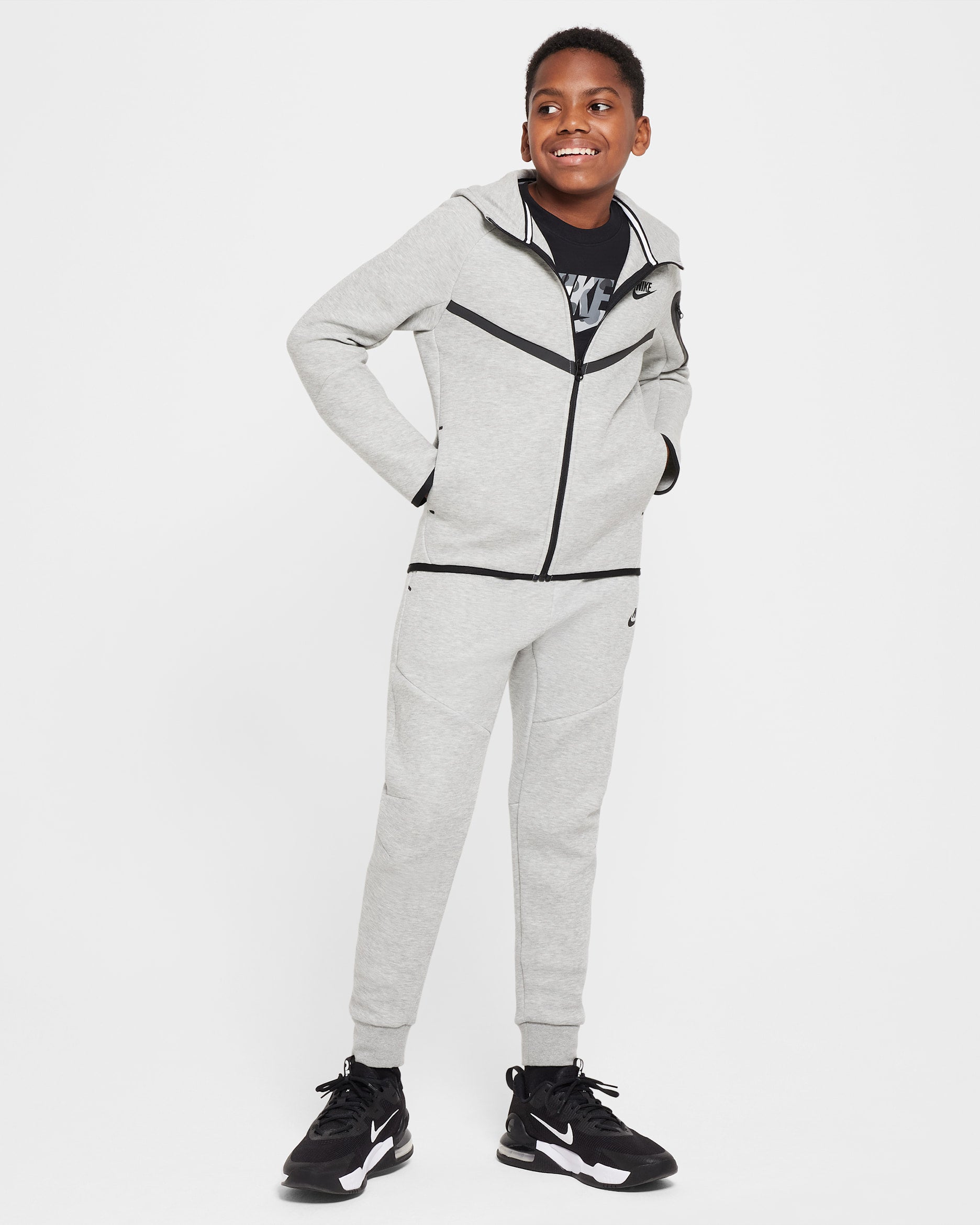 Nike Tech Fleece ZIP Grey Junior