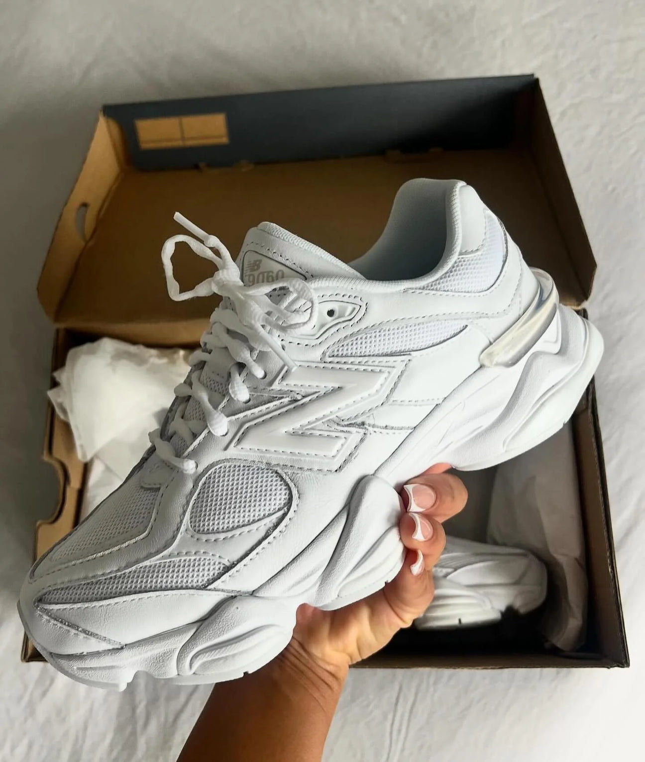 New Balance 9060 White (GS)