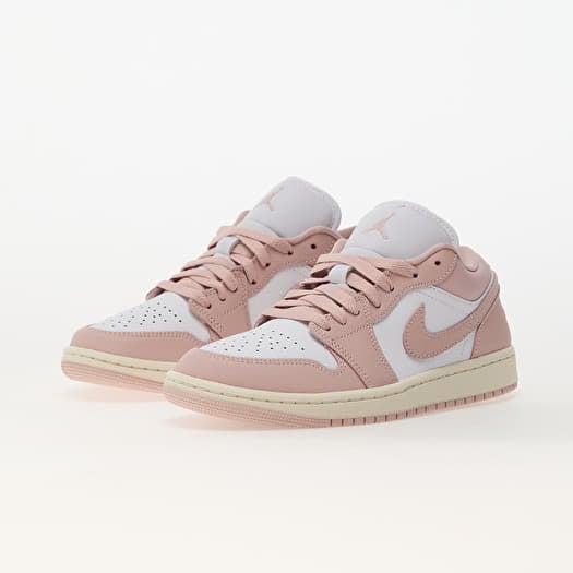 Air Jordan 1 Low White/Pink Oxford-Sail