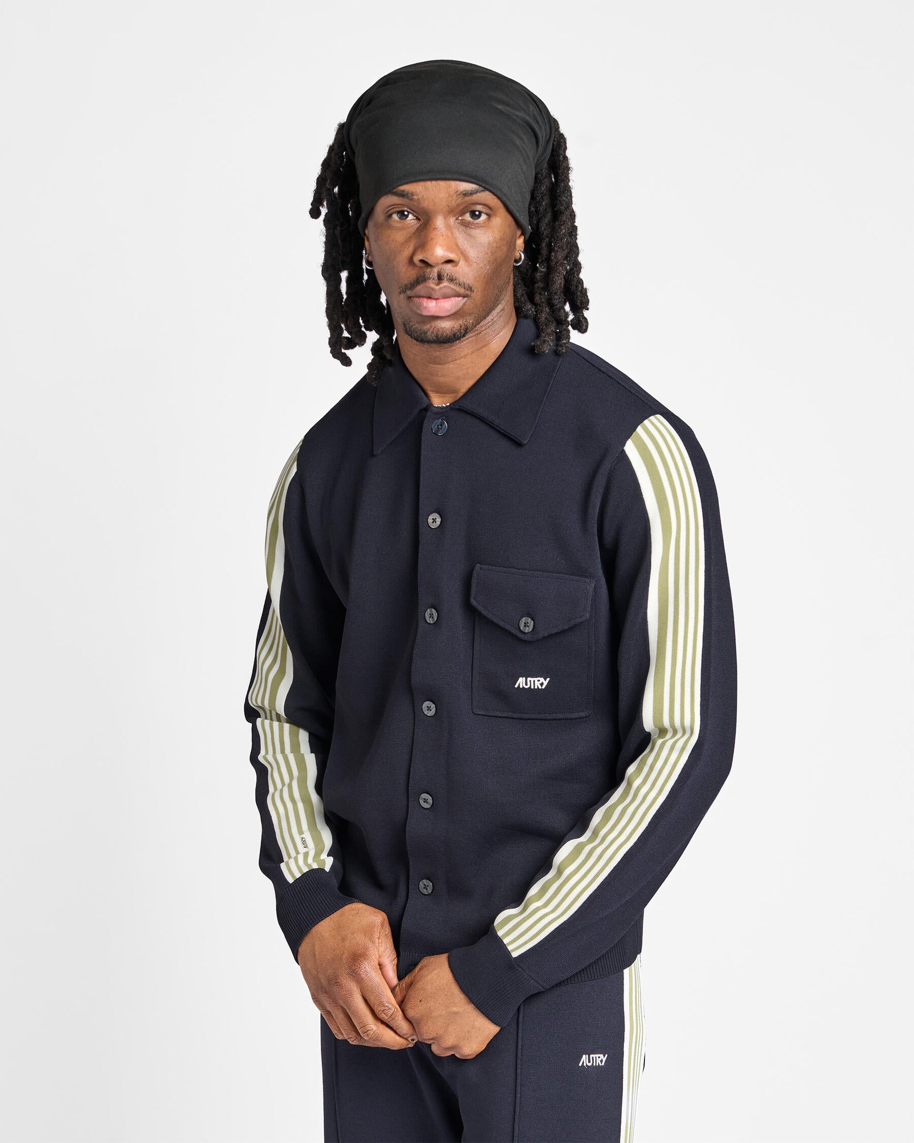 AUTRY KNITTED VISCOSE SHIRT JACKET MAN