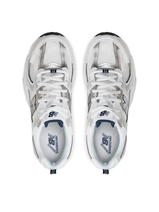 New Balance 530 White Silver Big Kids