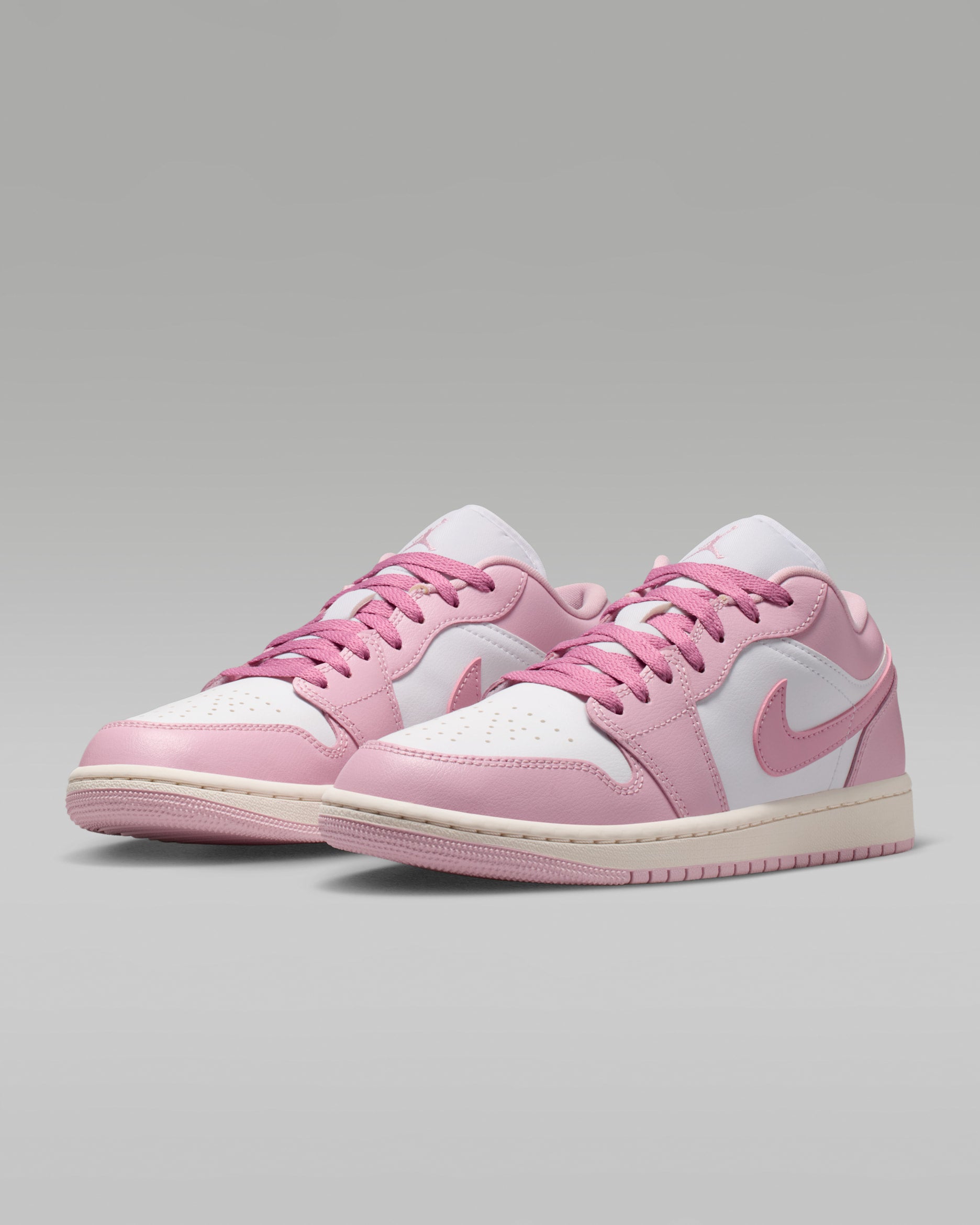 Jordan 1 Low Medium Soft Pink White (GS)