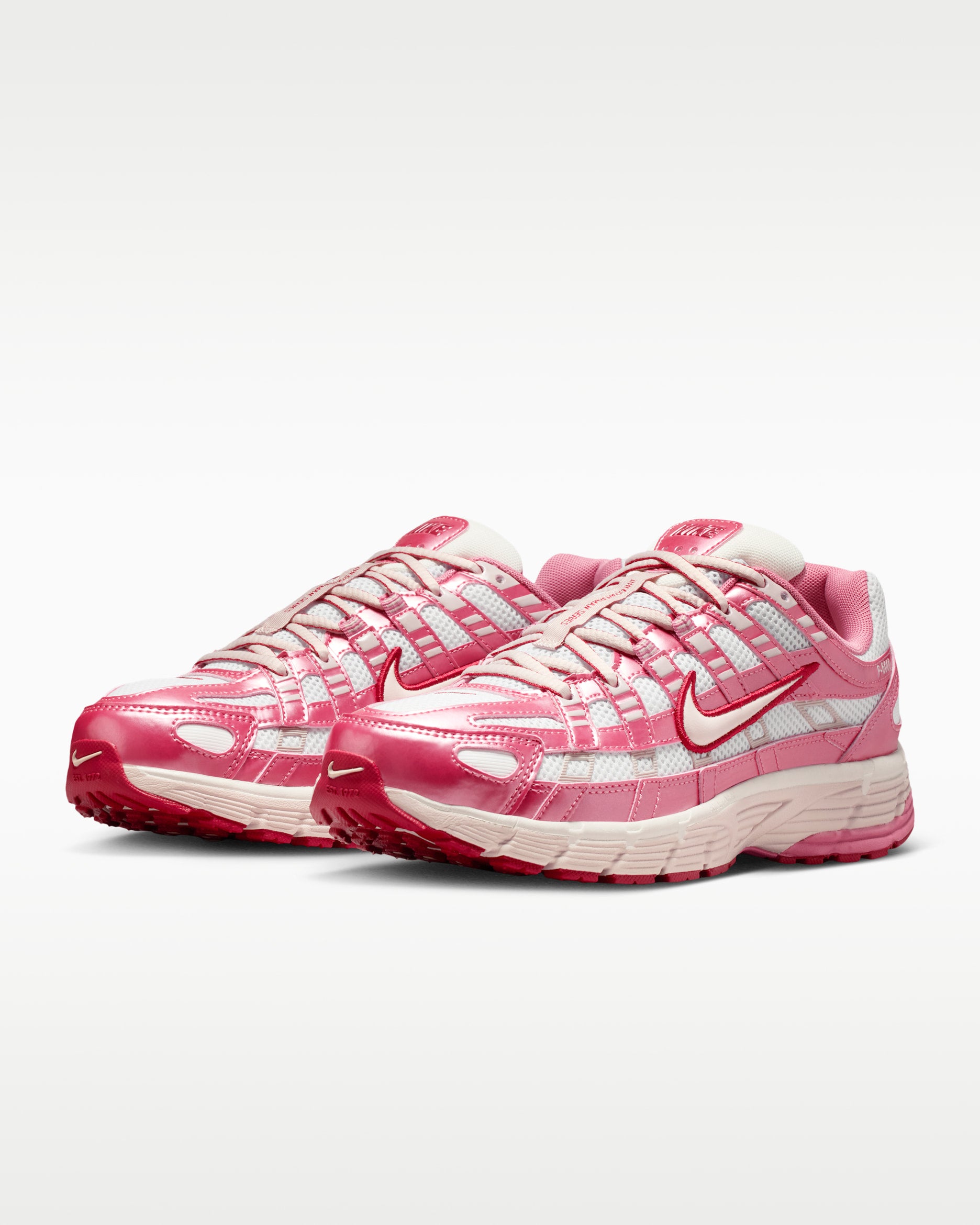 Nike P-6000 White Silt Red Peony (Women's)