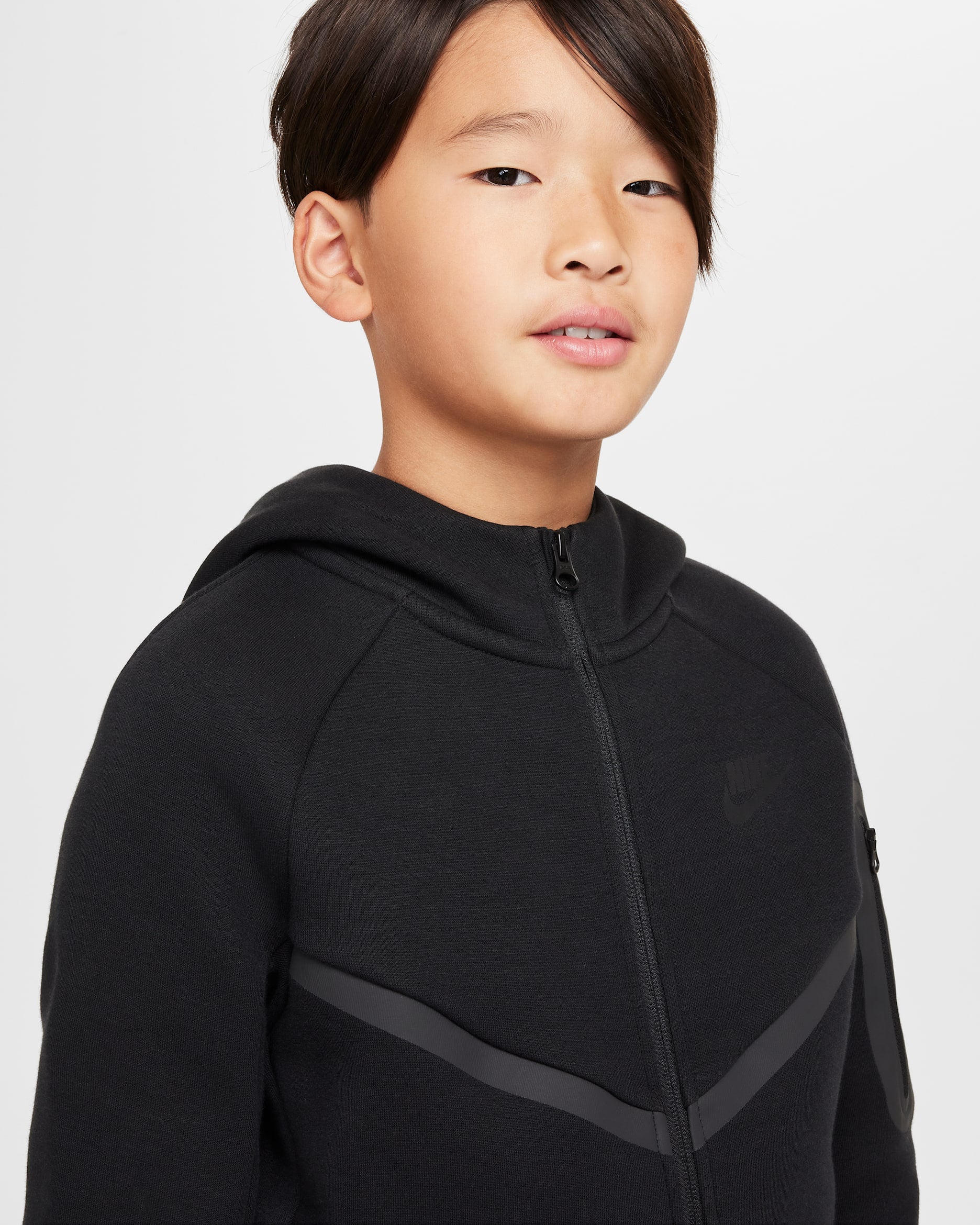 Nike Tech Fleece ZIP Hoodie Black (GS)