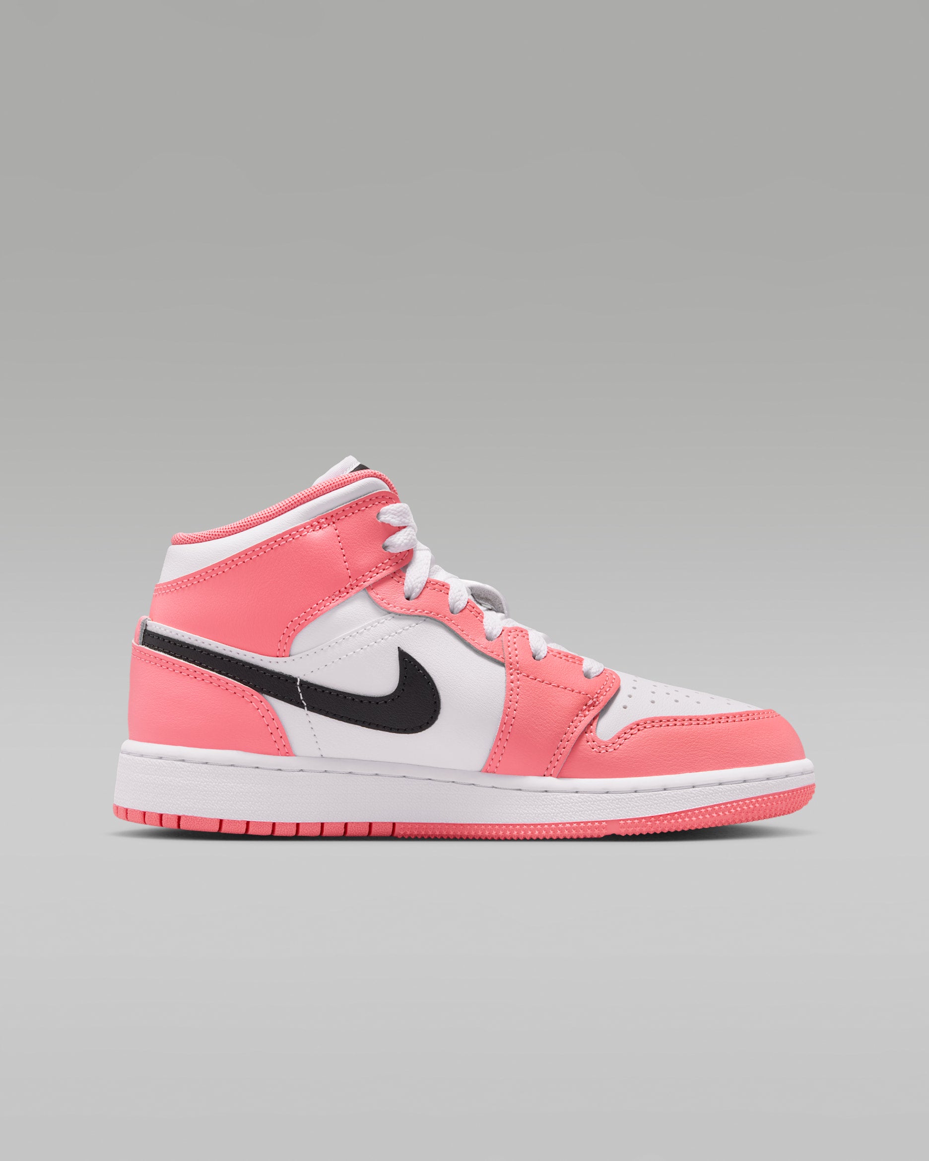 Jordan 1 Mid Pink Gaze (GS)