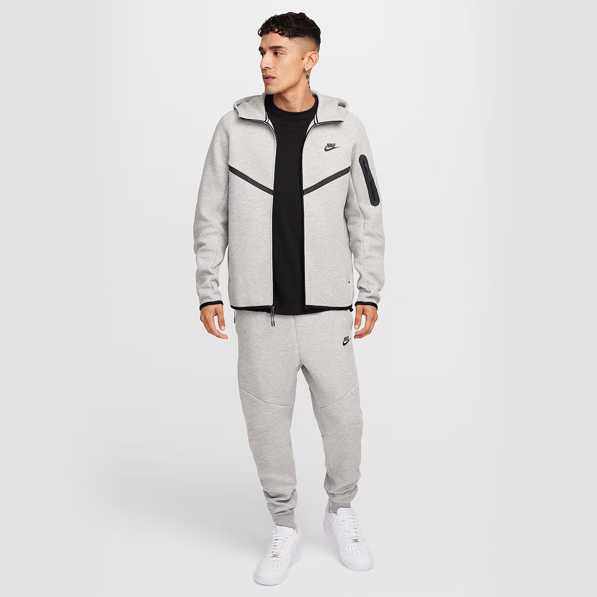 Nike Sportswear Tech Fleece Windrunner Full Zip Hoodie Grey
