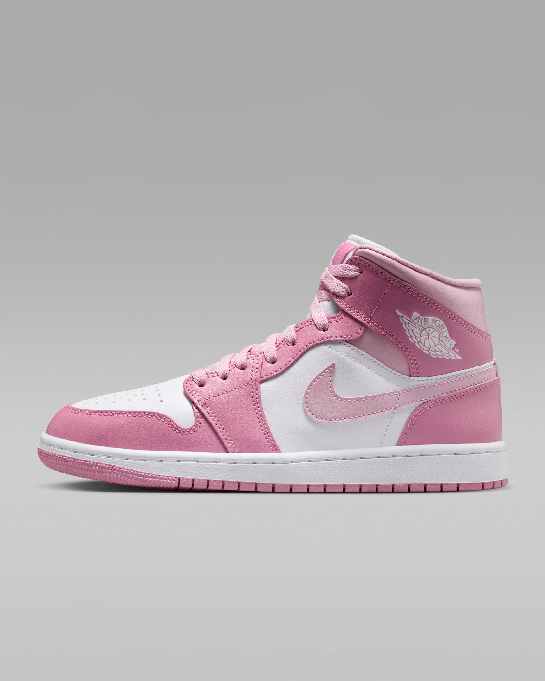 Jordan 1 Mid Elemental Pink Iced Carmine (Women's)