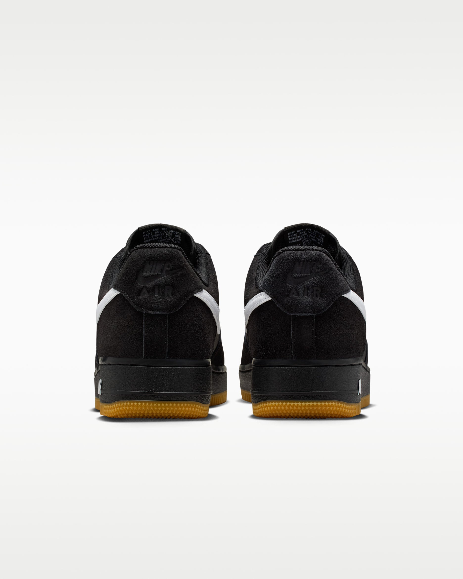 NIKE Air Force 1 LV8 Black/White/Gum (GS)