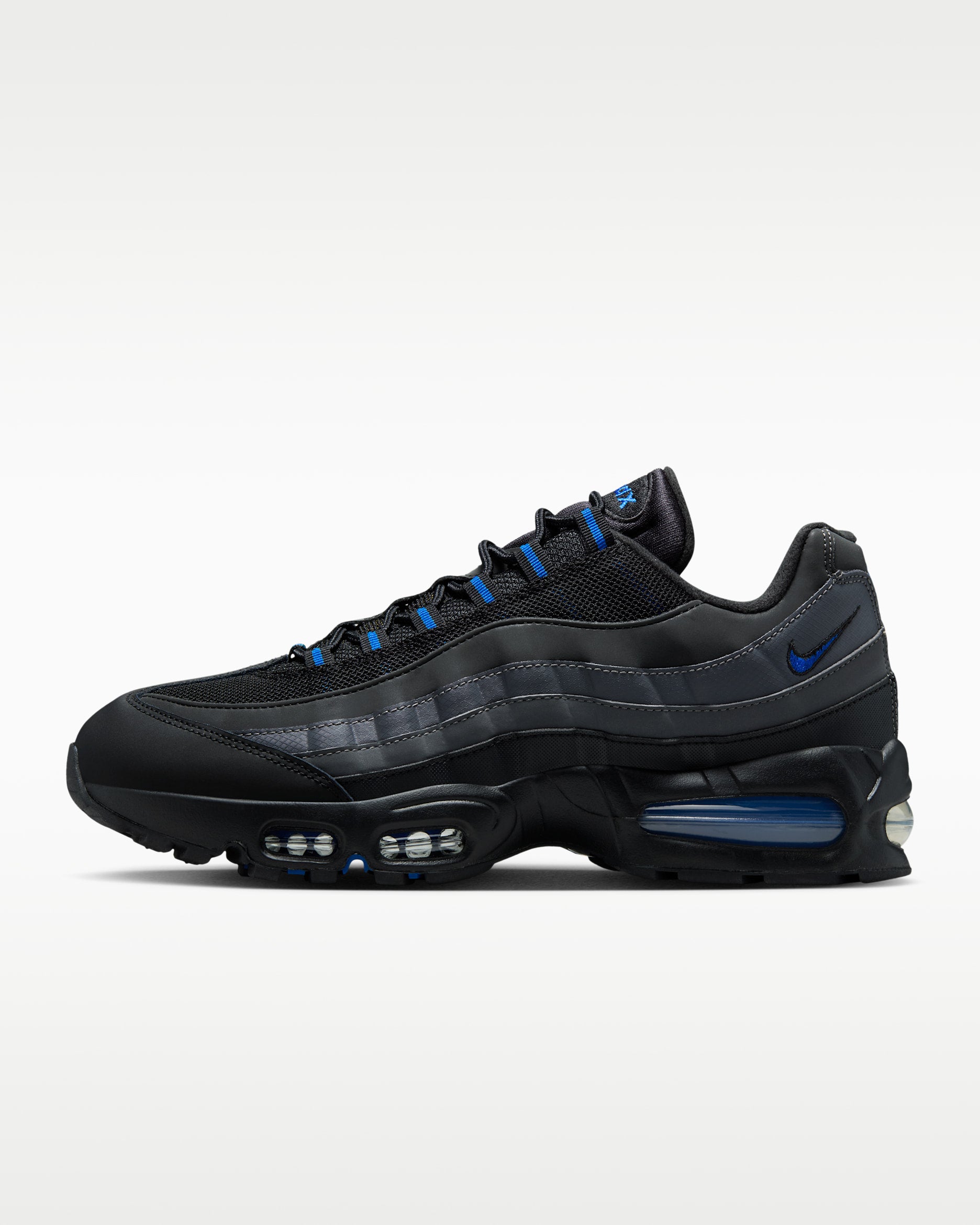 Nike Air Max 95 Big Bubble Black Game Royal