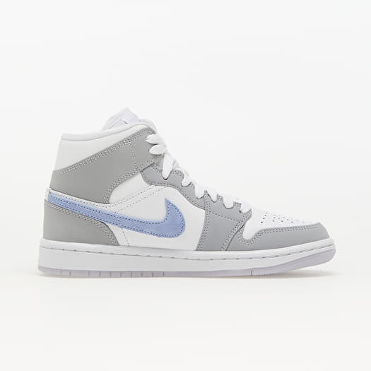 Jordan 1 Mid Wolf Grey Aluminum (Women's)
