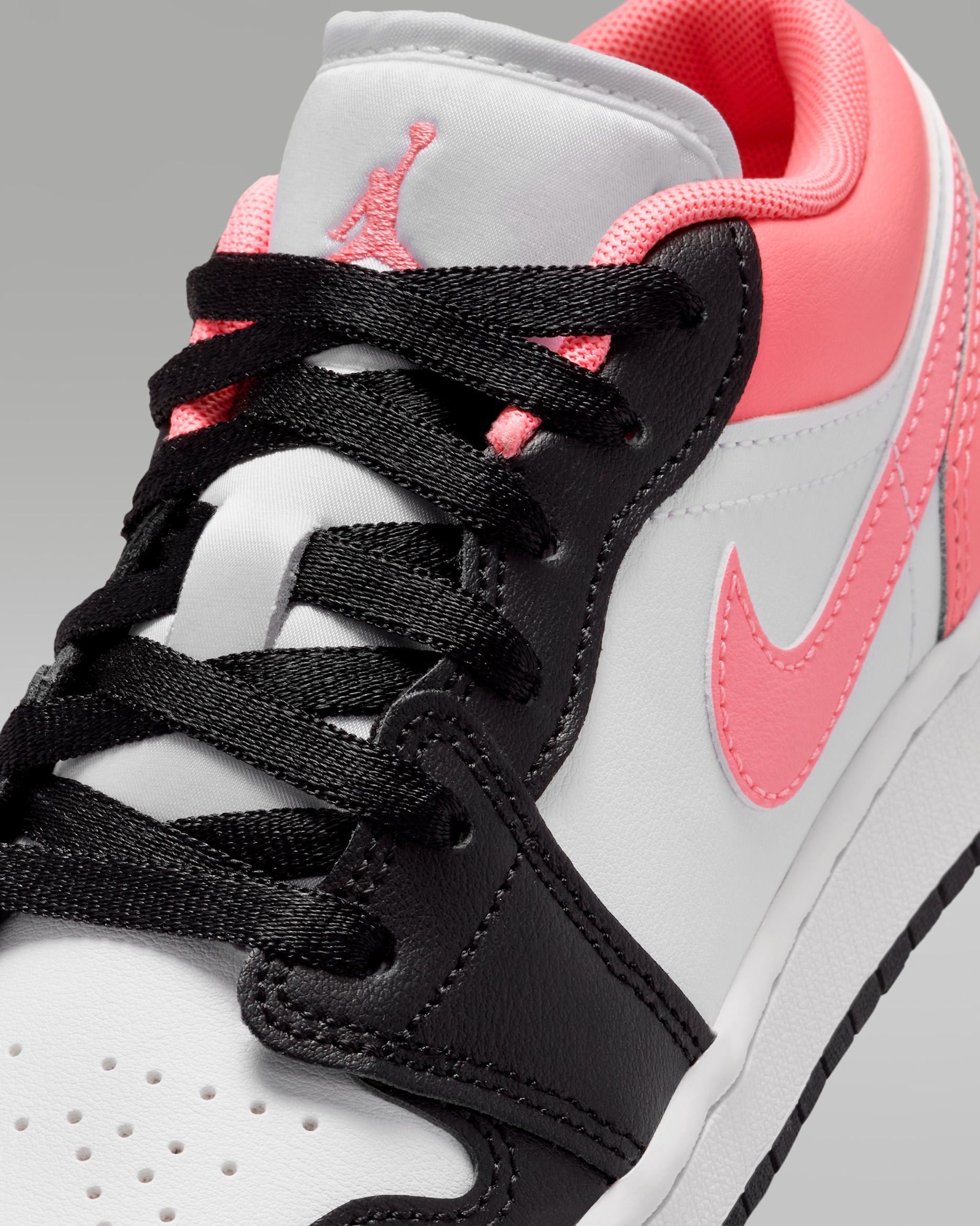 Jordan 1 Low Black Pink Gaze (GS)