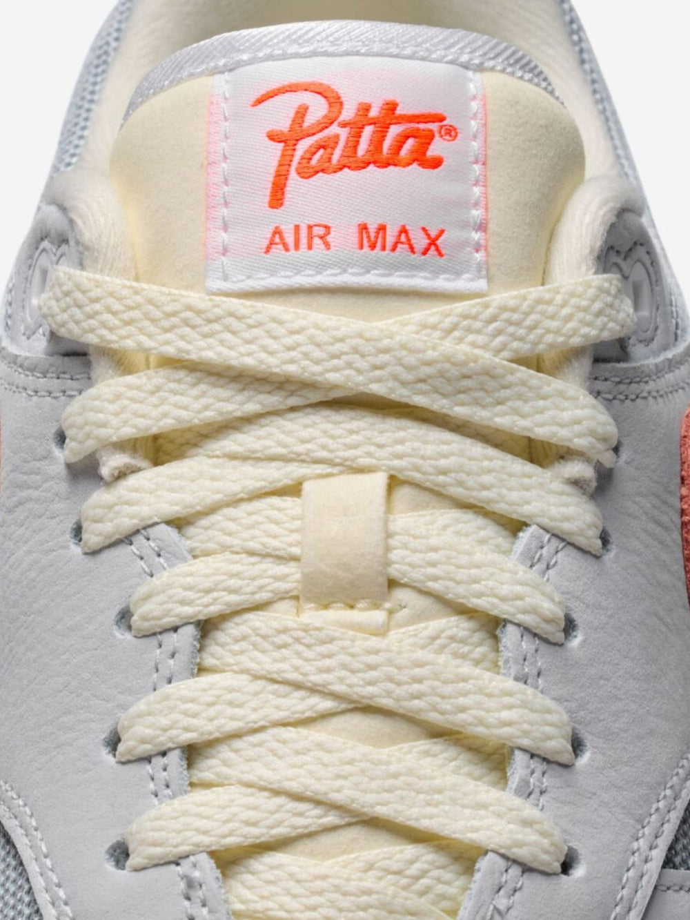 Nike Air Max 1 Patta Waves White Hyper Crimson (with bracelet)