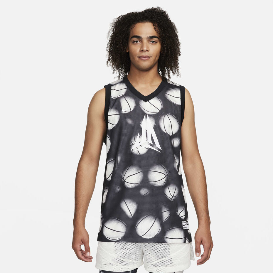 NIKE Ja DNA Jersey "Black White"