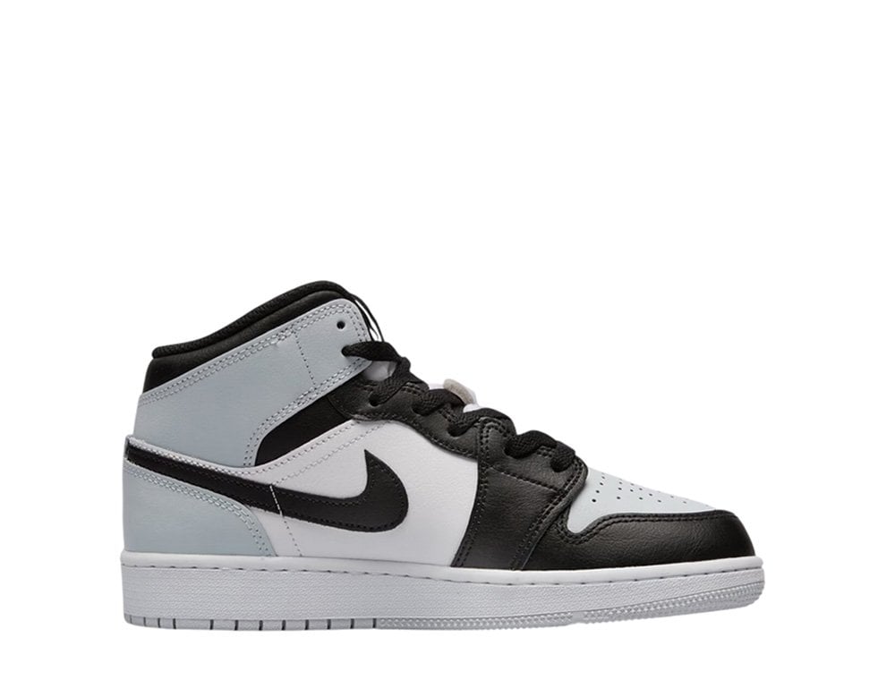 Jordan 1 Mid Black Aura Squadron Blue (GS)