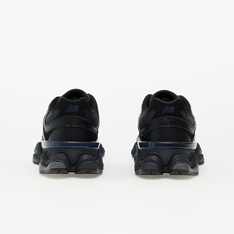 New Balance 9060 Triple Black Leather Men's