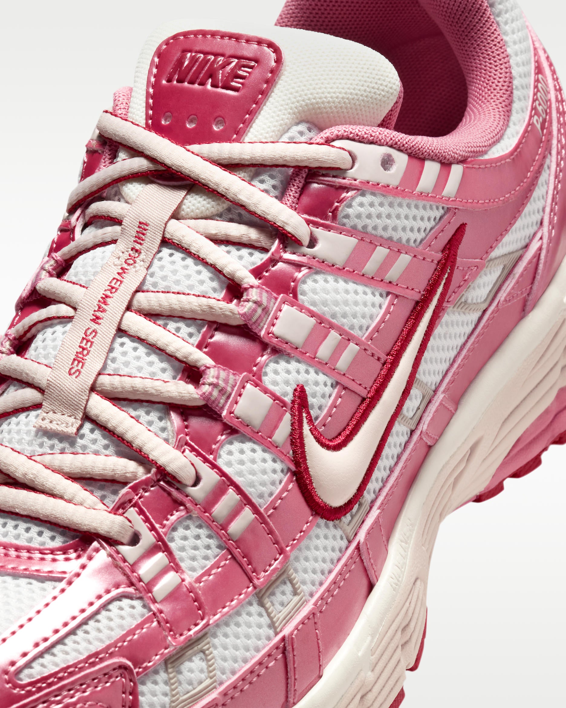 Nike P-6000 White Silt Red Peony (Women's)