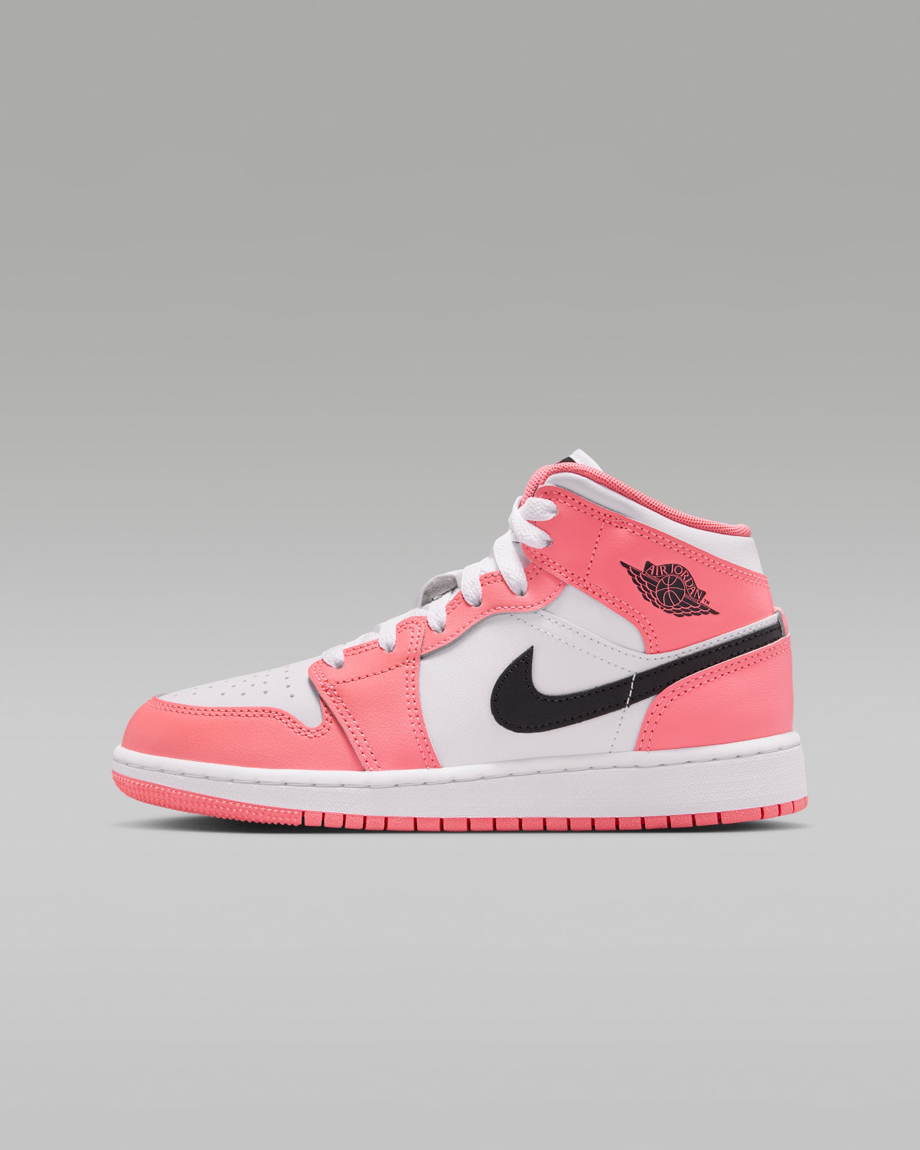 Jordan 1 Mid Pink Gaze (GS)