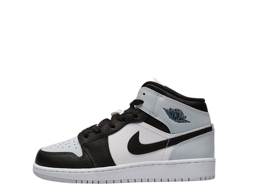 Jordan 1 Mid Black Aura Squadron Blue (GS)