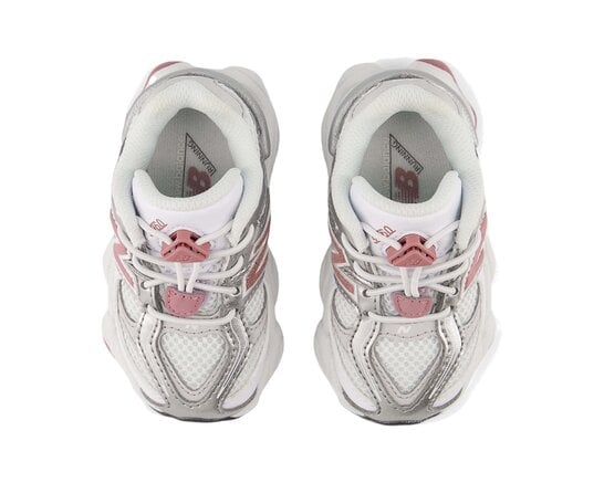 New Balance 9060 Bungee Lace White Rosewood Silver (TD)