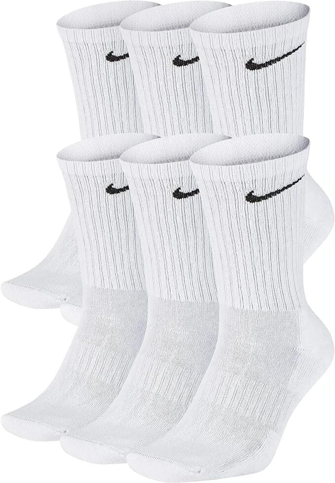 Nike Everyday Cushioned
Training Crew Socks (6 Pairs)SX7666-100