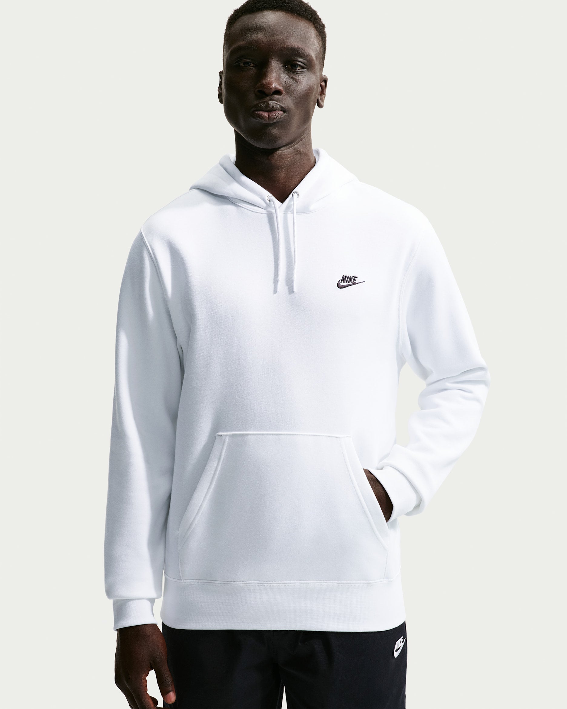 Nike Pullover Fleece Hoodie WHITE