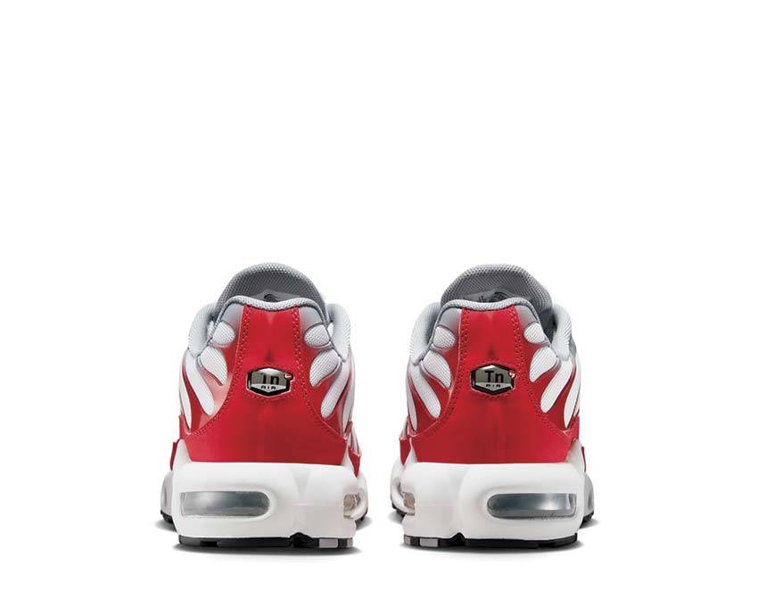 Nike Air Max Plus White University Red Wolf Grey