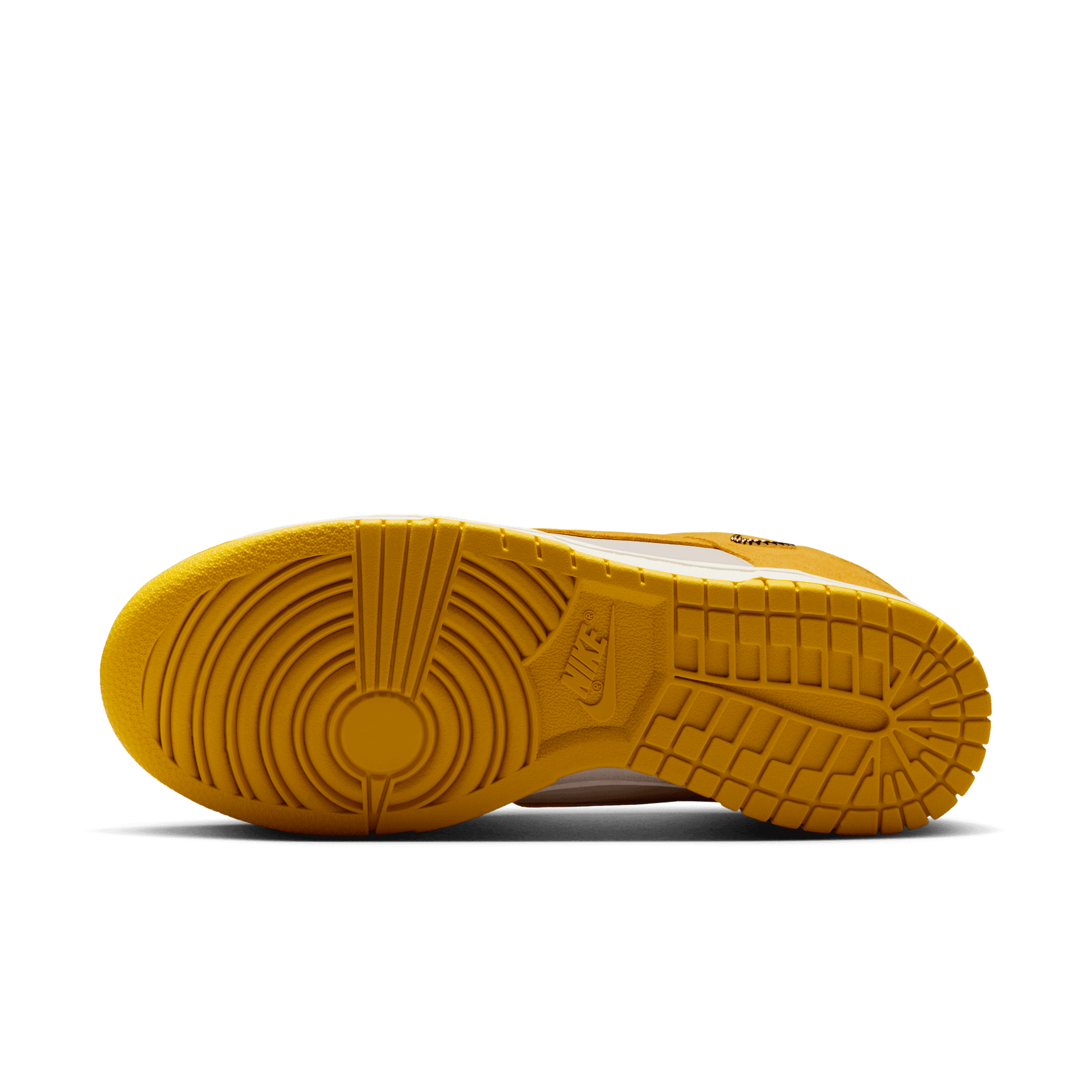 Nike Dunk Low Dark Sulfur Gold Mini Swoosh (Women's)