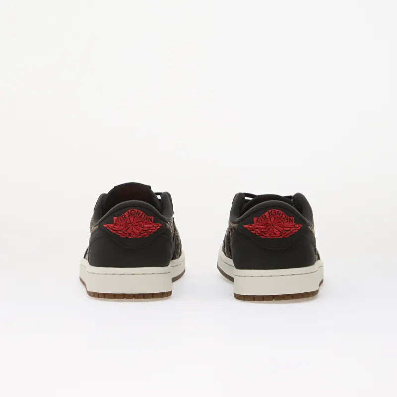 Jordan 1 Retro Low OG Laser Black University Red