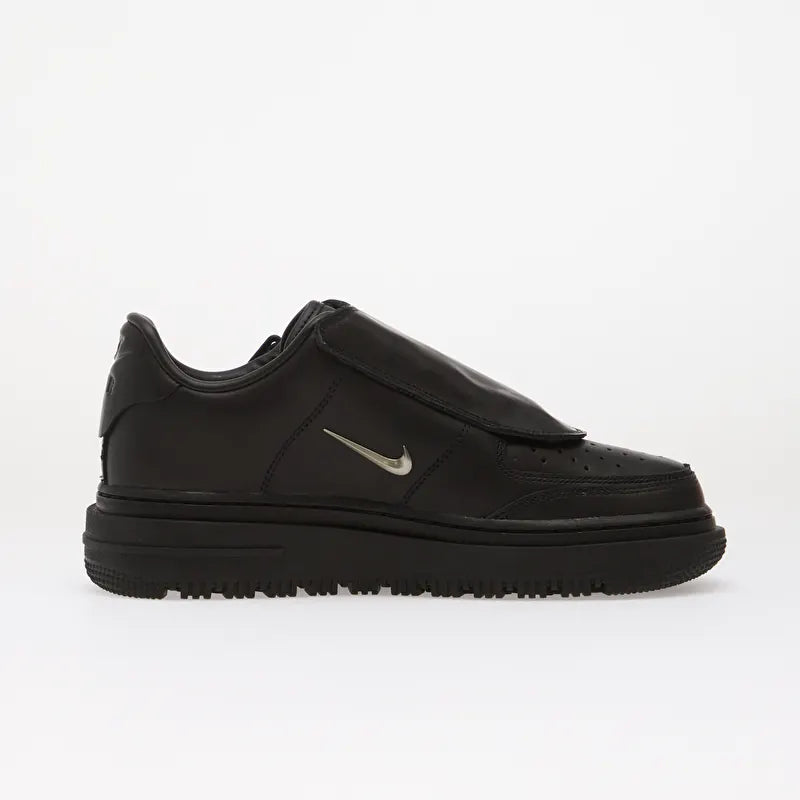 Nike Air Force 1 Low Luxe Black Metallic Silver