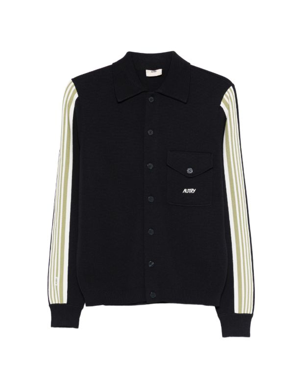 AUTRY KNITTED VISCOSE SHIRT JACKET MAN