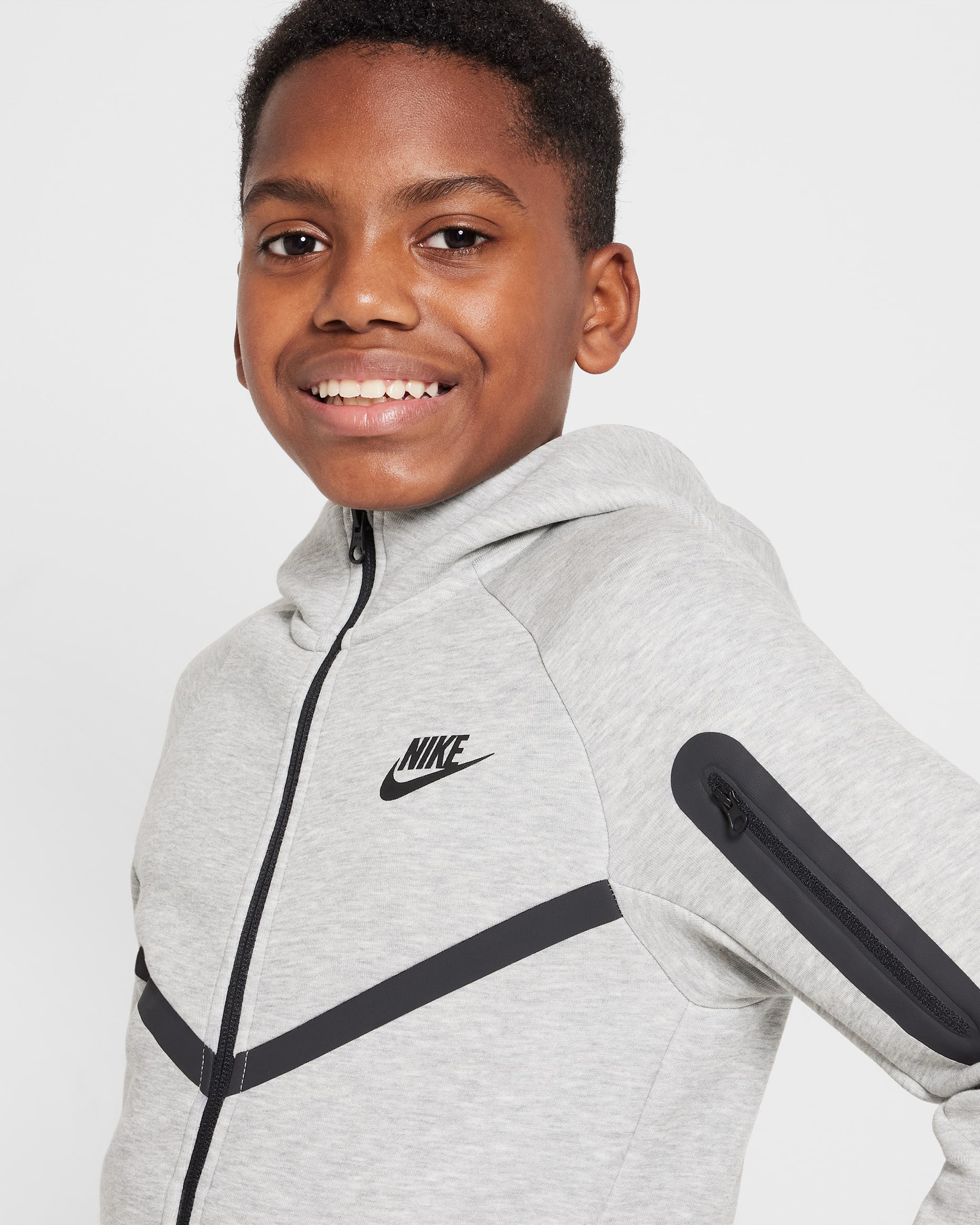 Nike Tech Fleece ZIP Grey Junior